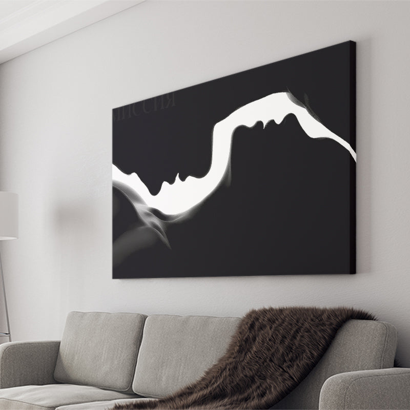 Man And Woman Silhouette Canvas Prints Wall Art - Painting Canvas, Art Prints, Wall Decor, Home Decor, Prints for Sale