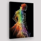 Mannequin Made Off Multicolored, Painting Art, Canvas Prints Wall Art Home Decor