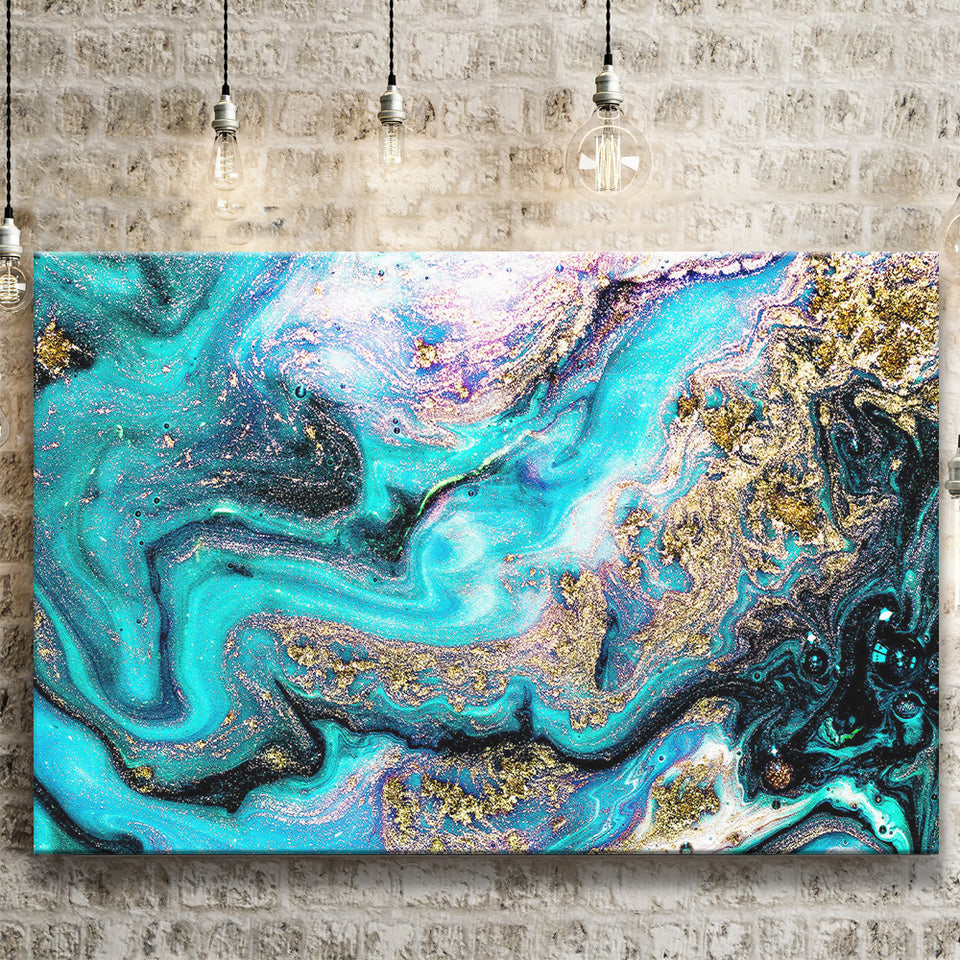 Many Glitters on Abstract Canvas Prints Wall Art Decor - Paiting Canvas, Art Prints, Wall Decor, For Sale