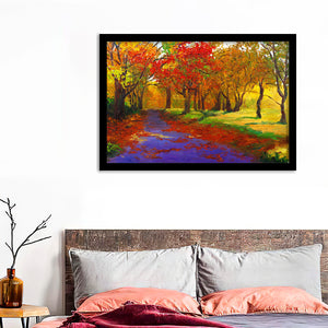 Maple In Autumn Framed Wall Art - Framed Prints, Art Prints, Print for Sale, Painting Prints
