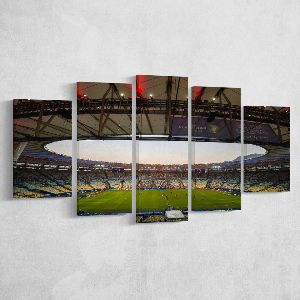 Maracana Stadium 2019, Stadium Canvas, Sport Art, Large Canvas, Multi Panels, Canvas Prints Wall Art Decor
