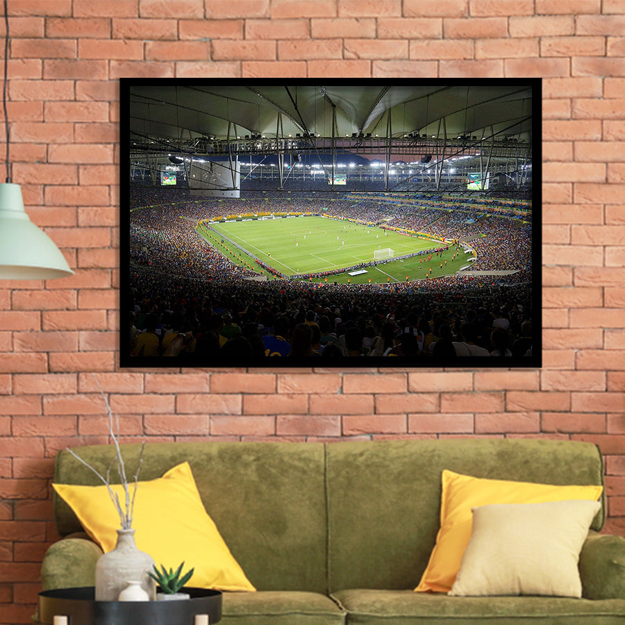 Maracana Stadium Art Prints Rio De Janeiro,Sport Stadium Art Prints, Fan Gift, Wall Decor