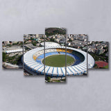 Maracana Stadium Canvas Prints Rio De Janeiro Wall Art,Multi Panels,Sport Stadium Art Prints, Fan Gift