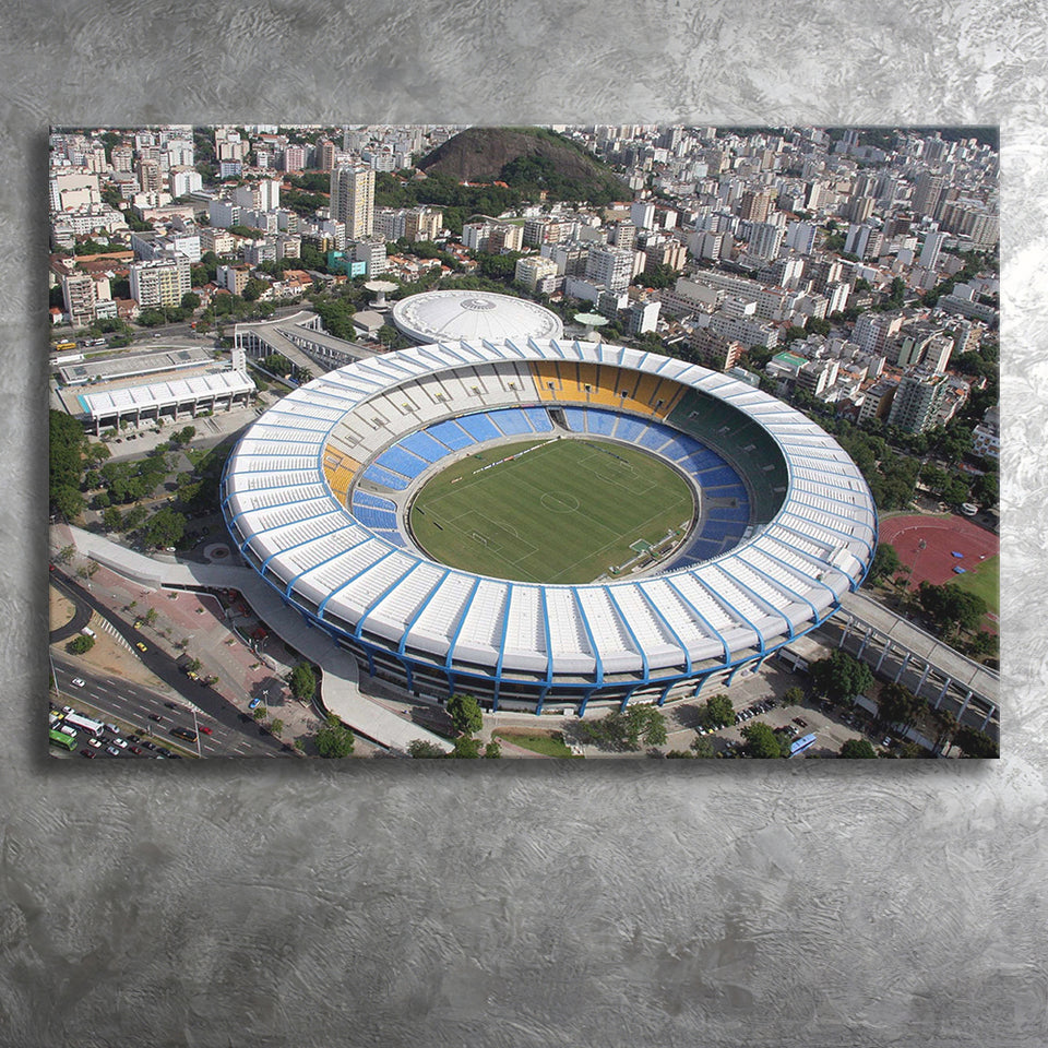 Maracana Stadium Canvas Prints Rio De Janeiro Wall Art,Sport Stadium Art Prints, Fan Gift, Wall Decor