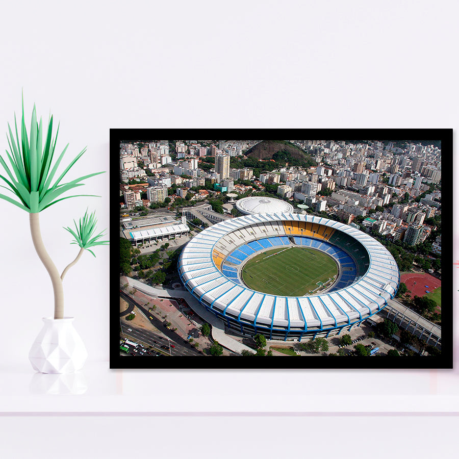 Maracana Stadium Art Prints Rio De Janeiro Wall Art,Sport Stadium Art Prints, Fan Gift, Wall Decor