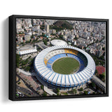 Maracana Stadium Framed Canvas Prints Rio De Janeiro Wall Art,Sport Stadium Art Prints, Fan Gift