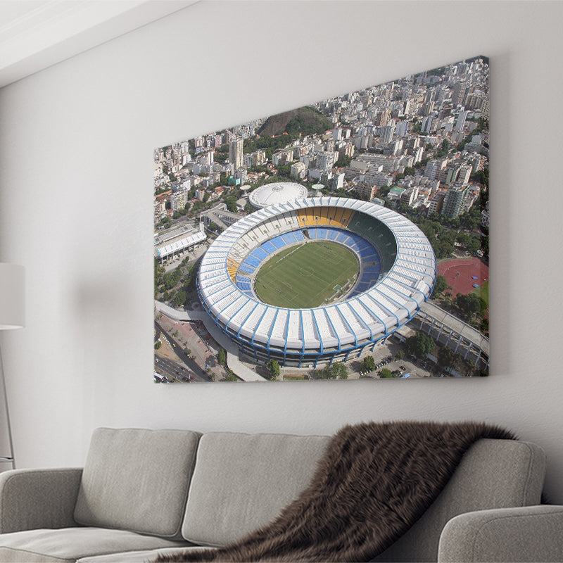 Maracana Stadium Canvas Prints Rio De Janeiro Wall Art,Sport Stadium Art Prints, Fan Gift, Wall Decor