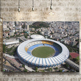 Maracana Stadium Canvas Prints Rio De Janeiro Wall Art,Sport Stadium Art Prints, Fan Gift, Wall Decor