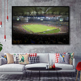 Maracana Stadium Framed Canvas Prints Rio De Janeiro,Sport Stadium Art Prints, Fan Gift