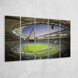 Maracana Stadium Fifa Games, Stadium Canvas, Sport Art, Gift for him, Multi Panels B, Canvas Prints Wall Art Decor