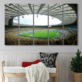 Maracana Wall Art Rio De Janeiro Stadium Canvas Prints Football,Multi Panels B,Sport Stadium Art Prints, Fan Gift