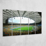 Maracana Wall Art Rio De Janeiro Stadium Canvas Prints Football,Multi Panels B,Sport Stadium Art Prints, Fan Gift