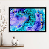 Marble Canvas Art Framed Canvas Prints Wall Art Decor, Framed Picture, Floating Frame