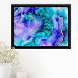 Marble Canvas Art Framed Canvas Prints Wall Art Decor, Framed Picture, Floating Frame