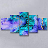 Marble Canvas Art 5 Piece Canvas Prints Wall Art Decor, Multi Panels, Mixed Canvas