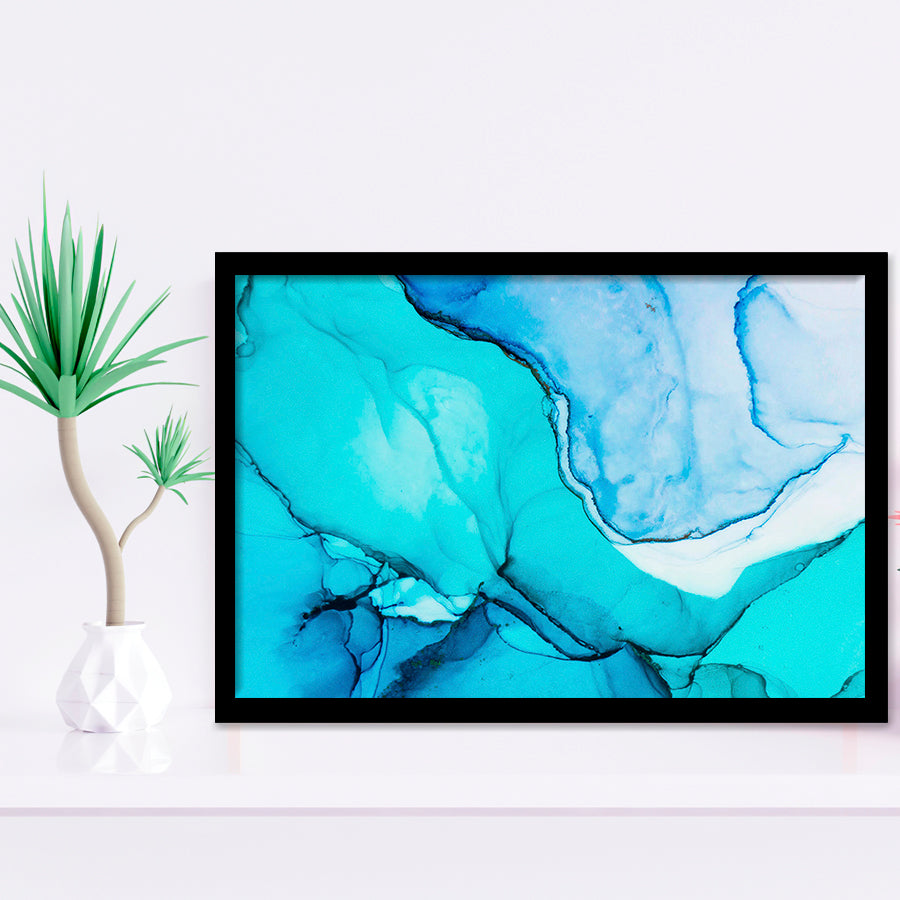 Marble Effect Framed Art Prints Wall Art Decor, Framed Picture, Home Decor