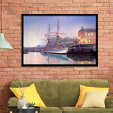 Maria Asumpta At The Pier House Framed Art Prints Wall Decor - Painting Art, Framed Picture, Home Decor, For Sale