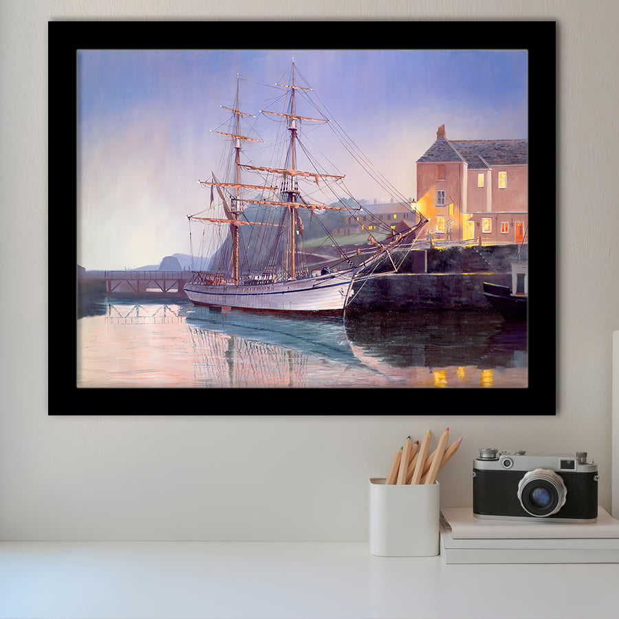 Maria Asumpta At The Pier House Framed Art Prints Wall Decor - Painting Art, Framed Picture, Home Decor, For Sale