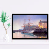 Maria Asumpta At The Pier House Framed Art Prints Wall Decor - Painting Art, Framed Picture, Home Decor, For Sale