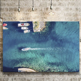 Marine In Croatia Aerial Canvas Prints Wall Art Decor - Painting Canvas,Home Decor, Ready to Hang