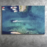 Marine In Croatia Aerial Canvas Prints Wall Art Decor - Painting Canvas,Home Decor, Ready to Hang