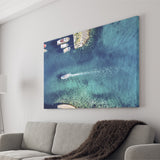 Marine In Croatia Aerial Canvas Prints Wall Art Decor - Painting Canvas,Home Decor, Ready to Hang
