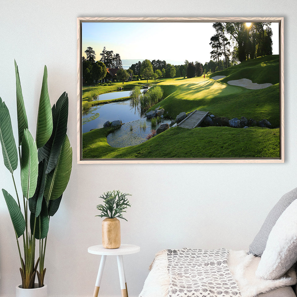Marine Text Strand Albatros Golf Solutions Zwei Grad Opiate Blase, Framed Canvas Prints Wall Art Decor, Floating Frame