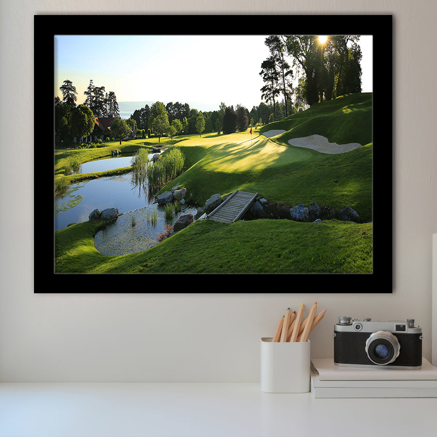 Marine Text Strand Albatros Golf Solutions Zwei Grad Opiate Blase, Golf Sport Print, Golf Lover, Framed Art Prints Home Decor