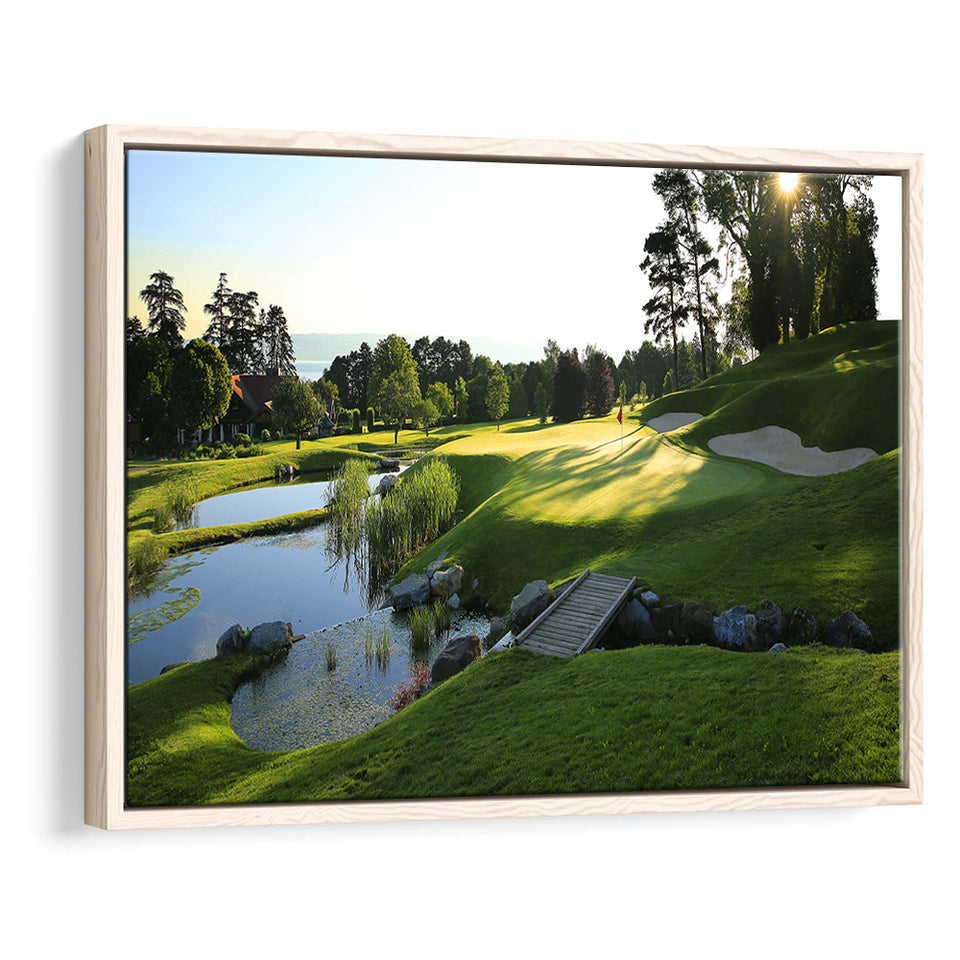 Marine Text Strand Albatros Golf Solutions Zwei Grad Opiate Blase, Framed Canvas Prints Wall Art Decor, Floating Frame