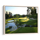 Marine Text Strand Albatros Golf Solutions Zwei Grad Opiate Blase, Framed Canvas Prints Wall Art Decor, Floating Frame