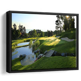 Marine Text Strand Albatros Golf Solutions Zwei Grad Opiate Blase, Framed Canvas Prints Wall Art Decor, Floating Frame