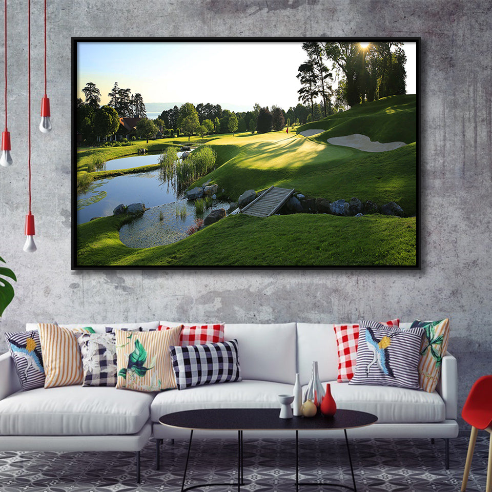Marine Text Strand Albatros Golf Solutions Zwei Grad Opiate Blase, Framed Canvas Prints Wall Art Decor, Floating Frame
