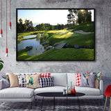 Marine Text Strand Albatros Golf Solutions Zwei Grad Opiate Blase, Framed Canvas Prints Wall Art Decor, Floating Frame