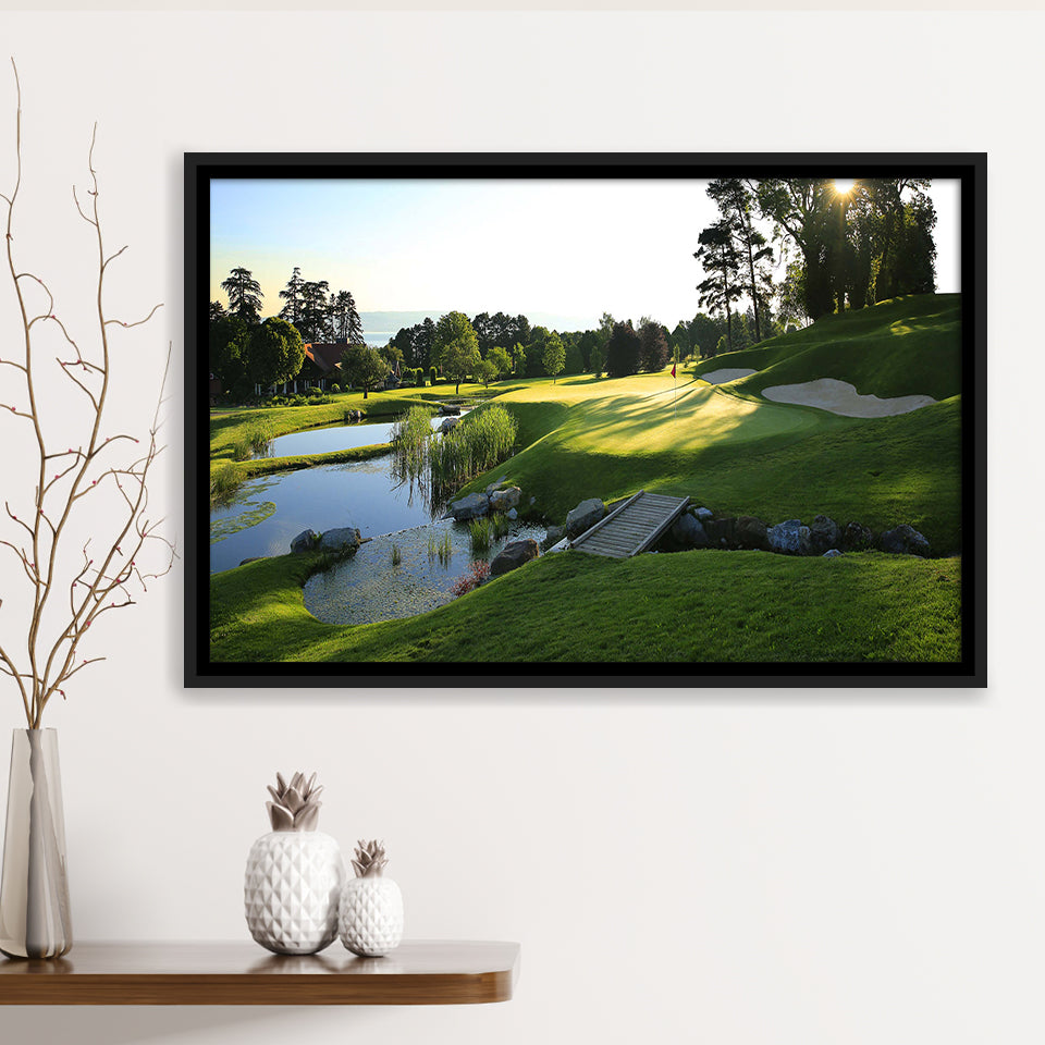 Marine Text Strand Albatros Golf Solutions Zwei Grad Opiate Blase, Framed Canvas Prints Wall Art Decor, Floating Frame