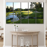 Marine Text Strand Albatros Golf Solutions Zwei Grad Opiate Blase, 5 Panels Extra Large Canvas Prints Wall Art Decor