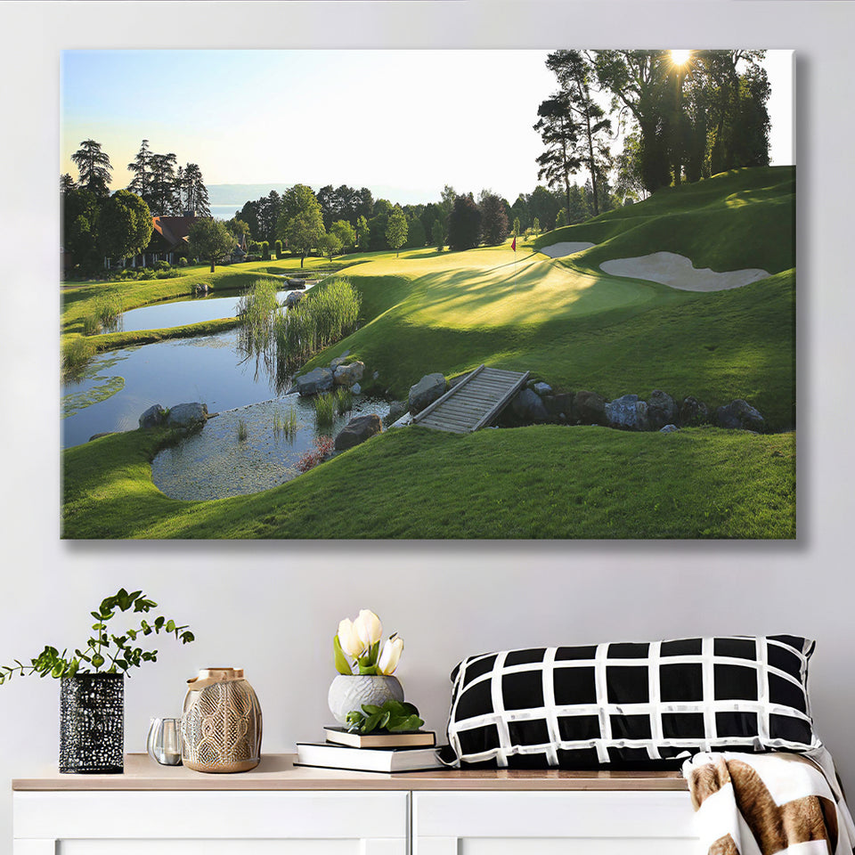 Marine Text Strand Albatros Golf Solutions Zwei Grad Opiate Blase, Golf Art Print, Golf Lover, Canvas Prints Wall Art Decor