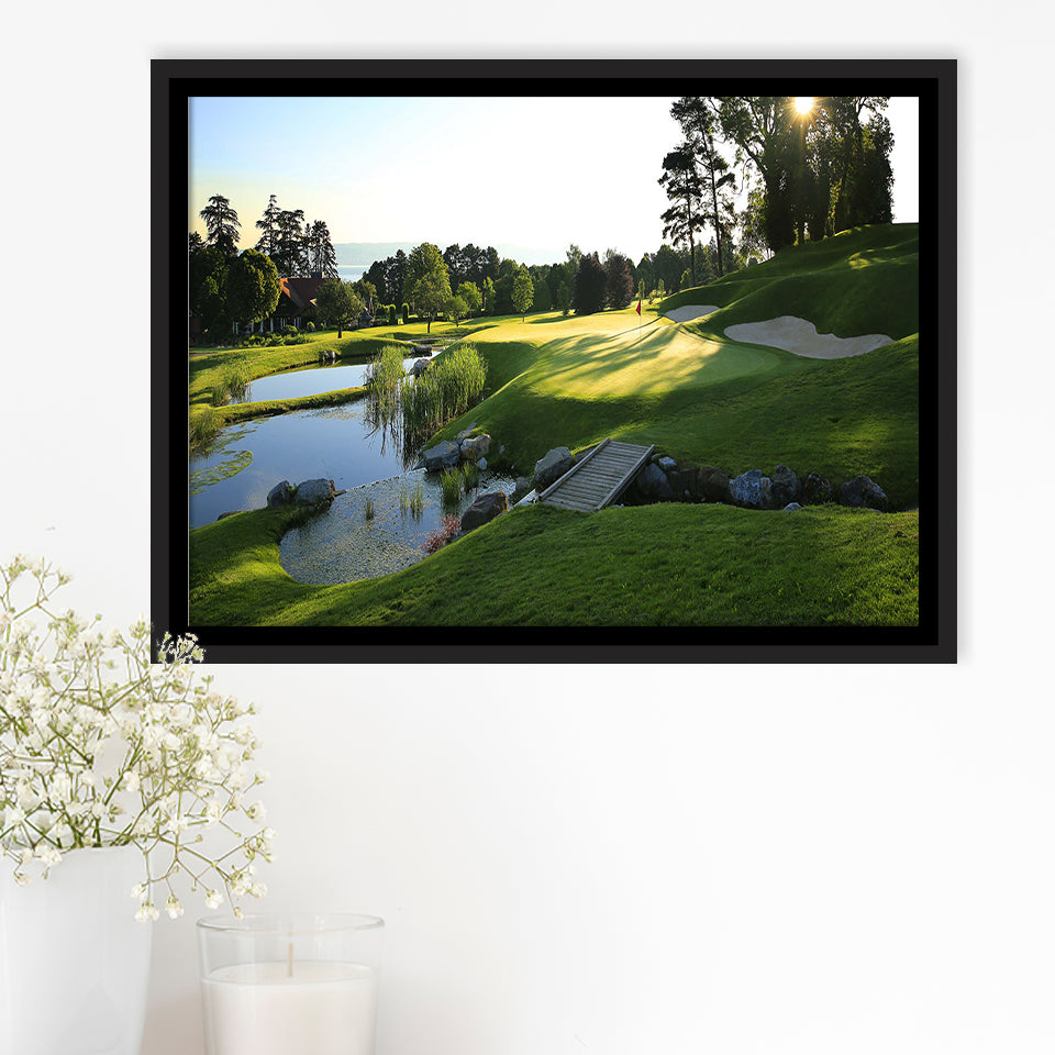 Marine Text Strand Albatros Golf Solutions Zwei Grad Opiate Blase, Framed Canvas Prints Wall Art Decor, Floating Frame