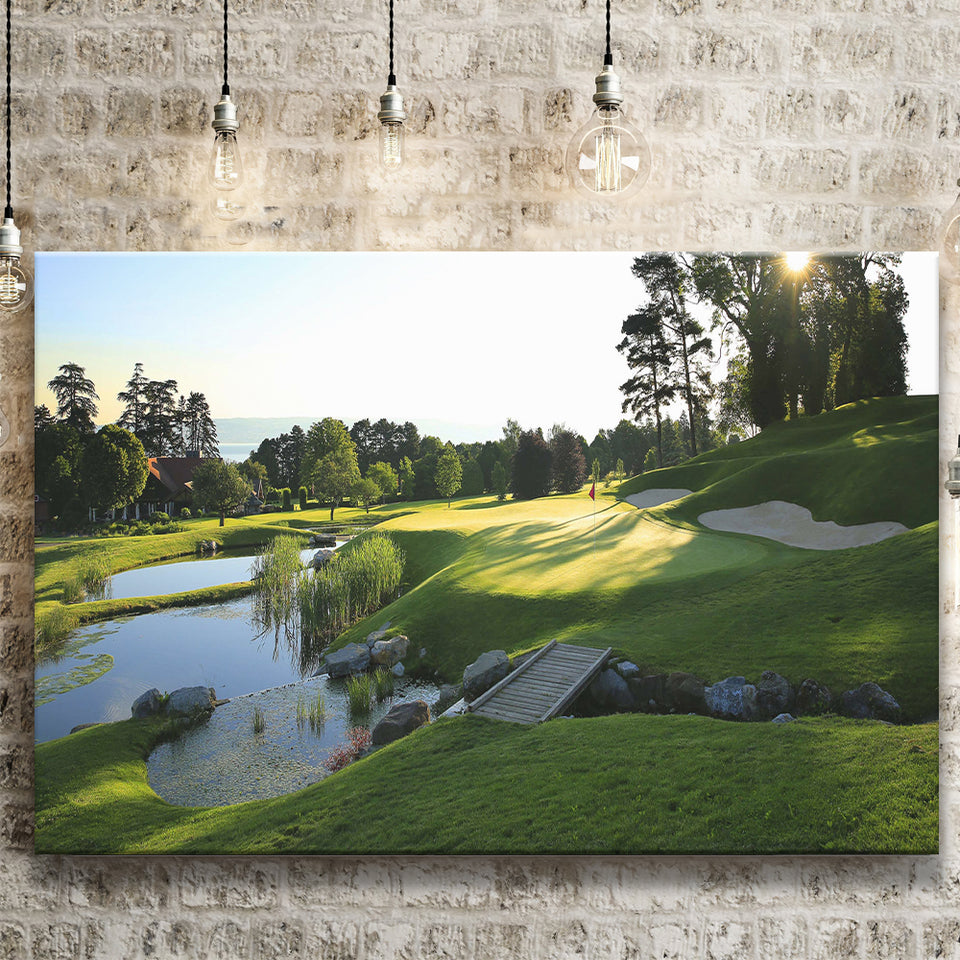 Marine Text Strand Albatros Golf Solutions Zwei Grad Opiate Blase, Golf Art Print, Golf Lover, Canvas Prints Wall Art Decor