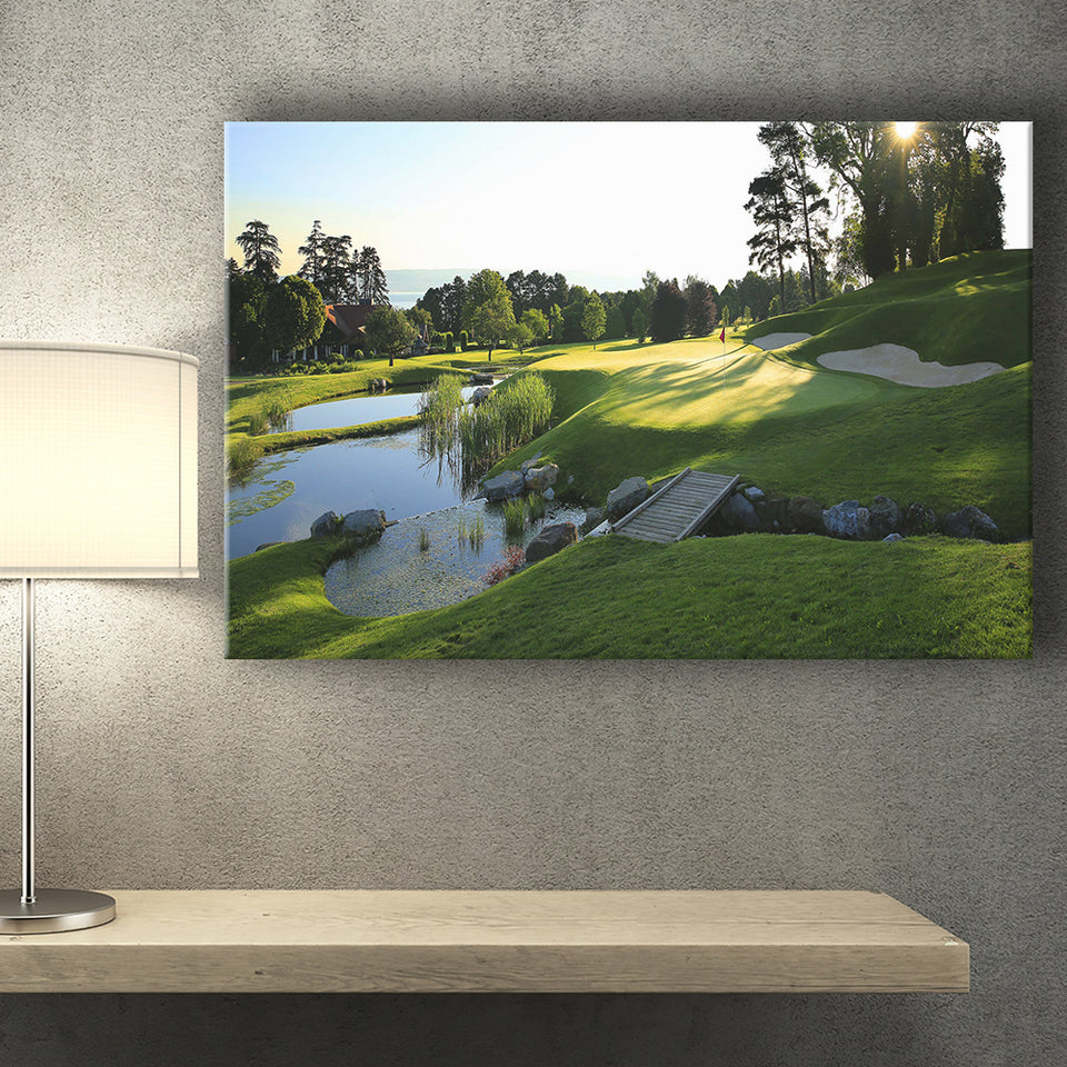 Marine Text Strand Albatros Golf Solutions Zwei Grad Opiate Blase, Golf Art Print, Golf Lover, Canvas Prints Wall Art Decor