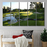 Marine Text Strand Albatros Golf Solutions Zwei Grad Opiate Blase, 5 Panels Extra Large Canvas Prints Wall Art Decor