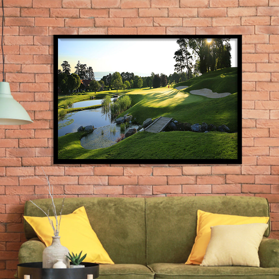 Marine Text Strand Albatros Golf Solutions Zwei Grad Opiate Blase, Golf Sport Print, Golf Lover, Framed Art Prints Home Decor