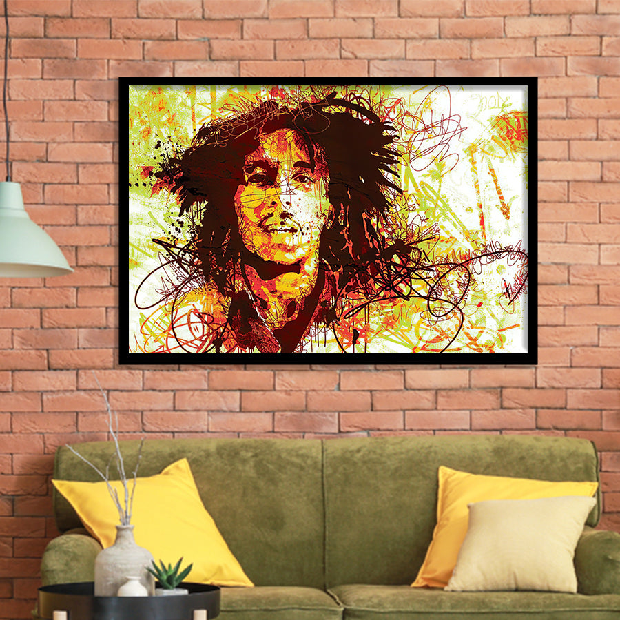 Marley Abstract Framed Art Prints Wall Decor - Painting Prints, Framed Picture