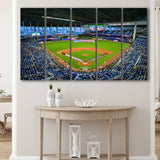 Marlins Park, Stadium Canvas, Sport Art, Gift for him, Multi Panels B, Canvas Prints Wall Art Decor