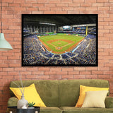 Marlins Park Stadium, Stadium Canvas, Sport Art, Gift for him, Framed Art Prints Wall Art Decor, Framed Picture