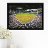 Marlins Park Stadium, Stadium Canvas, Sport Art, Gift for him, Framed Canvas Prints Wall Art Decor, Framed Picture