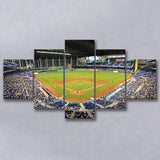 Marlins Park Stadium, Stadium Canvas, Sport Art, Large Canvas, Multi Panels, Canvas Prints Wall Art Decor
