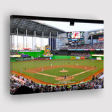 Marlins Park in Miami, Stadium Canvas, Sport Art, Gift for him, Fan Gift, Canvas Prints Wall Art Decor