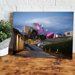 Marques De Riscal Wine Cellar Spain Canvas Wall Art - Canvas Prints, Prints For Sale, Painting Canvas,Canvas On Sale