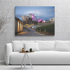 Marques De Riscal Wine Cellar Spain Canvas Wall Art - Canvas Prints, Prints For Sale, Painting Canvas,Canvas On Sale