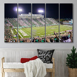 Marshall University Wall Art Joan C Edwards Stadium,Multi Panels B,Sport Stadium Art Prints, Fan Gift